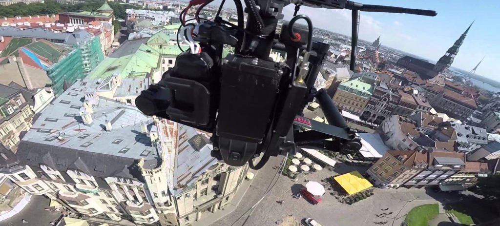 video con drone riprese immagini dall'alto